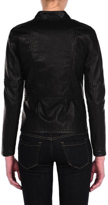 Blank NYC Vegan Leather Fitted Jacket
