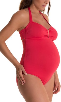 Pez D'or Solid One-Piece Maternity Swimsuit