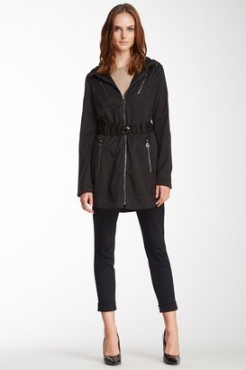 Laundry by Shelli Segal Belted Softshell Coat