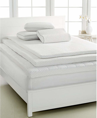 Martha Stewart Collection CLOSEOUT! Dream Science 2'' Memory Foam Queen Mattress Topper, VentTech Ventilated Foam, by Collection, Created for Macy's