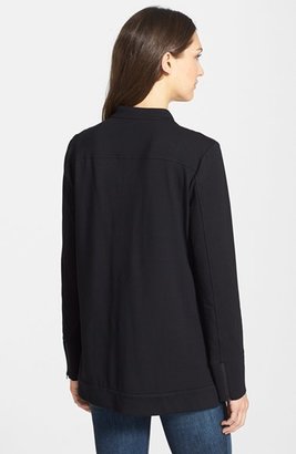 Eileen Fisher Stand Collar Zip Jacket