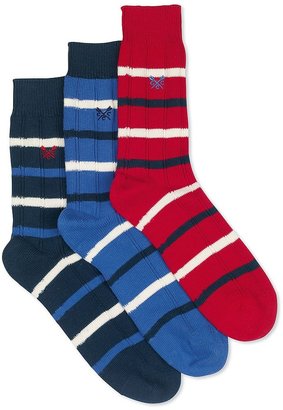 Crew Clothing 3 Pack Rugby Socks