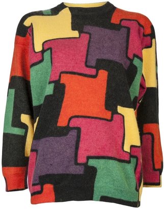 Pierre Cardin Vintage puzzle sweater