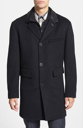 Andrew Marc New York 713 Andrew Marc 'Chance' Wool Camel Blend Topcoat (Online Only)