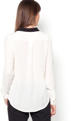 La Redoute PRIX MINI Crêpe Long-Sleeved Bib Front Shirt