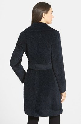 Trina Turk 'Maggie' Notch Collar Alpaca & Wool Blend Coat