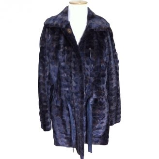 Yves Salomon Grey Fur Coat