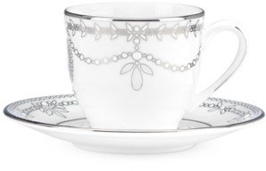 Lenox Marchesa by Empire Pearl Espresso Cup and Saucer Set