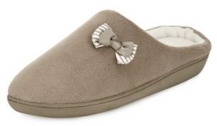 Marks and Spencer M&s Collection Secret SupportTM Bow Mule Slippers
