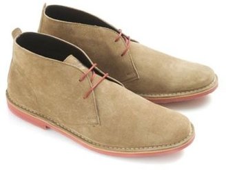 Ikon Mens Taupe 'Ak' desert boot casual boots