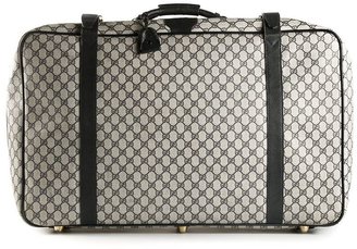 Gucci VINTAGE monogram canvas suitcase