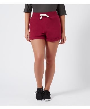 New Look Inspire 2 Pack Red and Black Plain Shorts