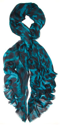 Question Air FEATHER & STONE Feather Stone Edie Leopard Scarf