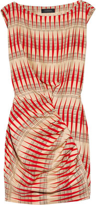 Thakoon Backgammon printed silk dress