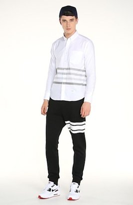 :CHOCOOLATE Stripe Print Sweatpants (Men)
