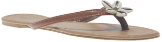 Wet Seal Seashell Strap Flip Flops