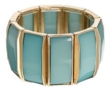 Kenneth Jay Lane Panel Bracelet - Blue