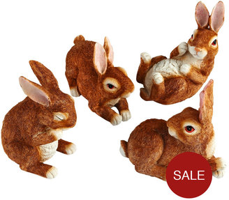 Garden Rabbit Figurines