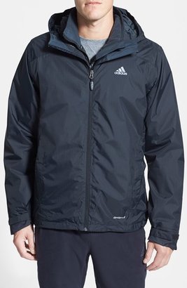 adidas 'Wandertag CLIMAPROOF®' 3-in-1 Water Resistant Hiking Jacket