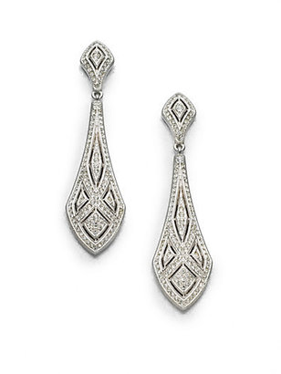 Adriana Orsini Art Deco Crystal Drop Earrings