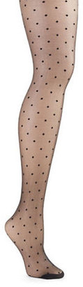 Kate Spade Dot Tights with Back Seam