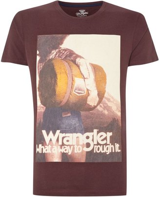Wrangler Men's Poster Print T Shirt