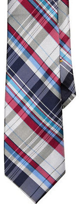 Nautica Silk Plaid Tie