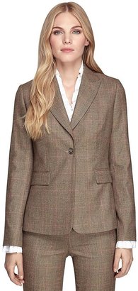 Brooks Brothers Stellita Fit One-Button Saxxon® Wool Jacket