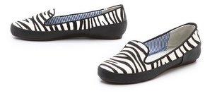 Charles Philip Gaby Zebra Haircalf Flats