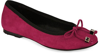 Fendi Bow suede pumps 7-9 years