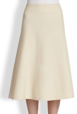 The Row Lynn Wool Skirt
