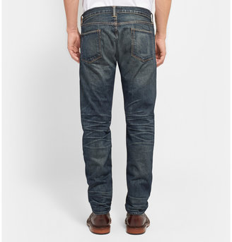 Simon Miller Slim-Fit Washed Selvedge Denim Jeans