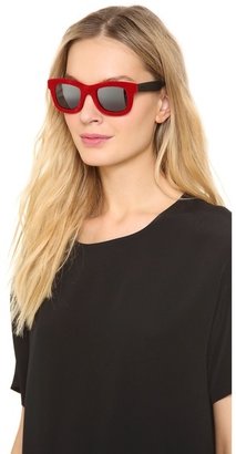 Italia Independent Square Extra Velvet Sunglasses