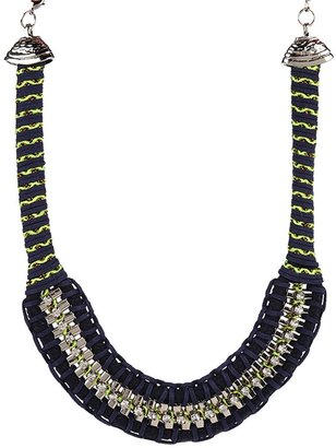 Adia Kibur Braided Box Chain Necklace