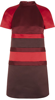 Valentino Striped Satin Dress