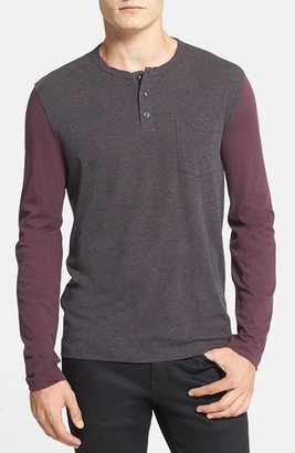 Kenneth Cole New York Long Sleeve Heathered T-Shirt