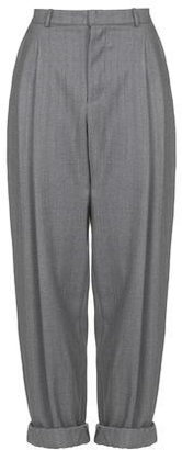 Topshop Womens Tweed Wool Mensy Trousers by Boutique - Grey