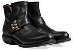 Fiorentini+Baker FIORENTINI & BAKER Leather Stud Strap Ankle Boots in Black
