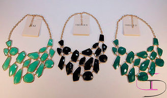 Forever 21 Teal/Gold   Necklace  As Pictured !!!!! Must Have !!!!