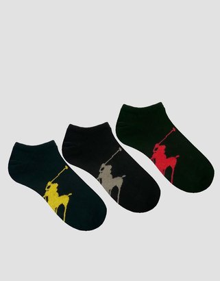 Polo Ralph Lauren 3 Pack Trainer Socks