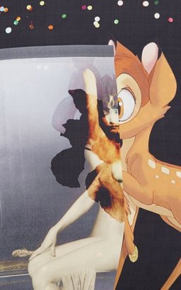 Givenchy Bambi & Female-Form Scarf-Multi