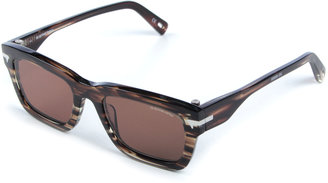 G Star Striped Brown Fat Dexter Sunglasses