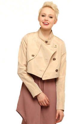 Holmes Tiffany Lawrence Cropped Trench