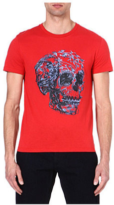 Alexander McQueen Flower Skull t-shirt