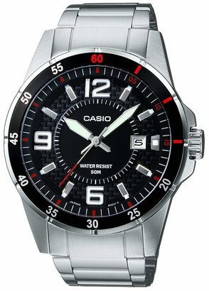 Casio Men's Quartz Watch with Dial Analogue Display and Silver Stainless Steel Bracelet MTP-1291D-1A1VER