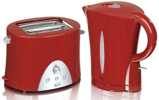 Swan Kettle and Toaster Twin Pack - Red