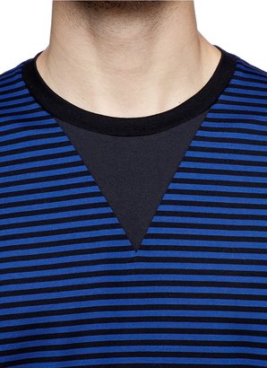 Lanvin Triangle insert Bengal stripe T-shirt