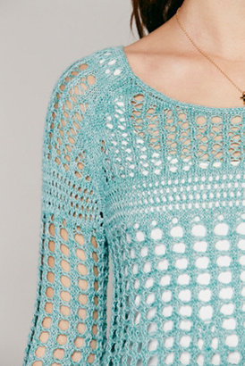 Free People Annabelle Crochet Pullover