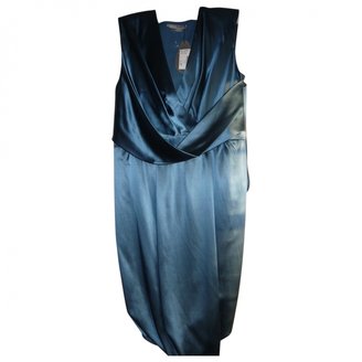 Ports 1961 Blue Silk Dress