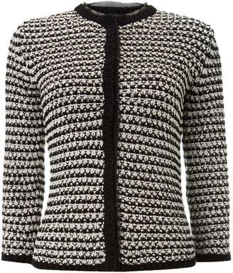 Max Mara Weekend Coimbra contrast knitted cardigan